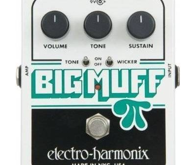 Electro-Harmonix BIG MUFF PI W TONE WICKER Fuzz Pedal Online Hot Sale