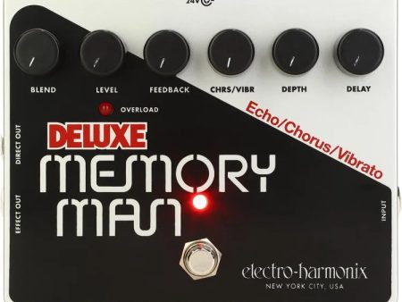 Electro-Harmonix DELUXE MEMORY MAN Delay Chorus Vibrato Pedal Online Sale