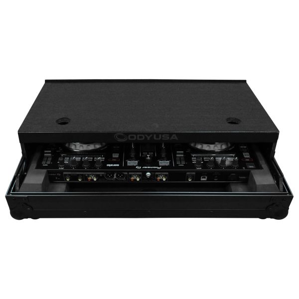 Odyssey FZGSPIDDJSR2BL Pioneer DDJ-SR2 Flight Case w Glide Platform (Black) Hot on Sale