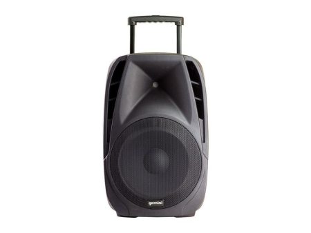 Gemini ES-15TOGO Mobile Active Bluetooth Powered PA Loudspeaker w 2x Wireless Microphones, 800W Peak - 15  Discount