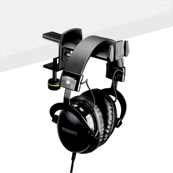 Gravity GR-GHPHTC01B Desk-Mount Headphones Hanger Discount