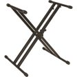 Quiklok QL746 Double Braced Double Tier Keyboard Stand on Sale