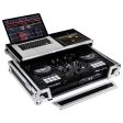 Odyssey FZGSPIDDJ8001 Pioneer DDJ-800 Flight Case w Bottom 1U Rack Space and Glide Platform For Sale