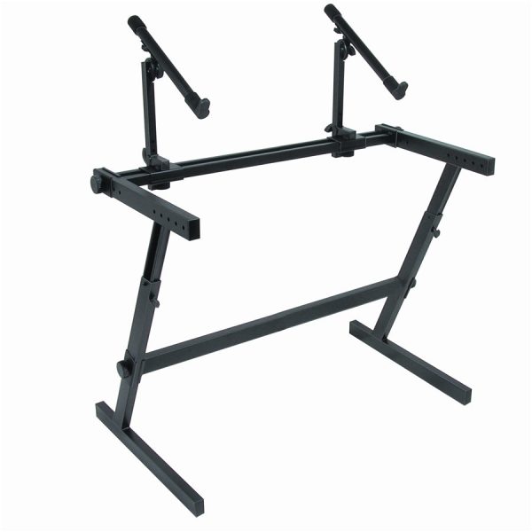 Quiklok Z726L Z Style Extra Wide Double Tier Adjustable Height Keyboard Stand Supply