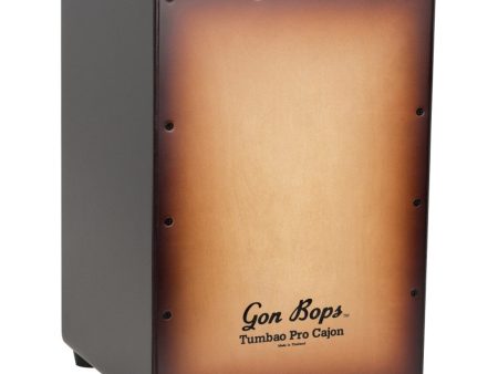 Gon Bops TPCJBTB Tumbao Pro Cajon (Burnt Toast Burst) For Discount