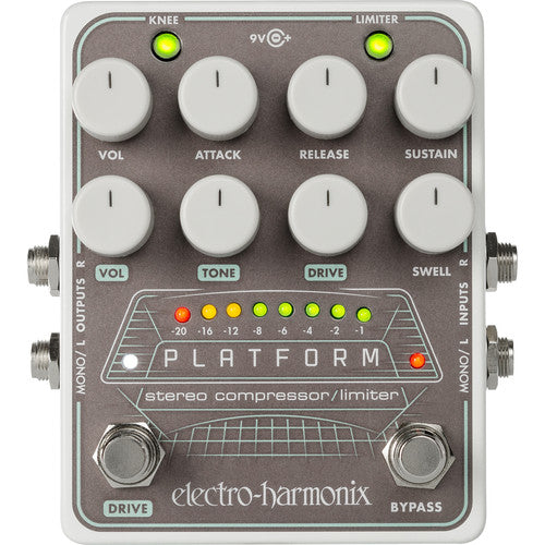 Electro-Harmonix PLATFORM Stereo Compressor Limiter Pedal Sale