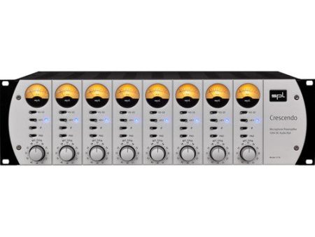 SPL CRESCENDO 8-Channel Microphone Preamplifier - Silver Fashion