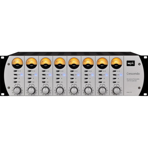 SPL CRESCENDO 8-Channel Microphone Preamplifier - Silver Fashion