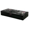 Odyssey FZBM12WBL Format DJ Mixer and Two Battle Position Turntables Flight Coffin Case - 12  (Black) Online