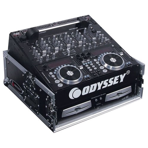 Odyssey FZ1002 - 10U Top Slanted 2U Vertical Pro Combo Rack Supply