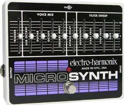 Electro-Harmonix MICROSYNTH Synthesizer Pedal For Discount