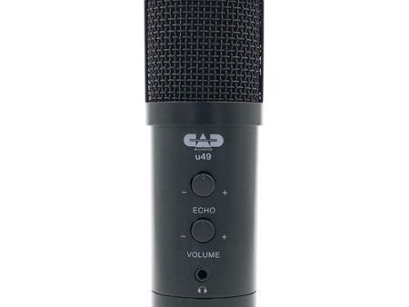 CAD U49 USB Studio Microphone with Headphone Jack & Gain Control For Sale