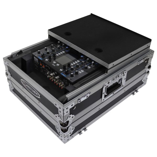 Odyssey FZGS12MX1XD Format DJ Mixer Case w Extra Deep Rear Compartment - 12″ For Discount