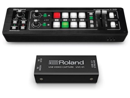 Roland V-1HD-STR Streaming Bundle Kit with UVC-01 For Discount