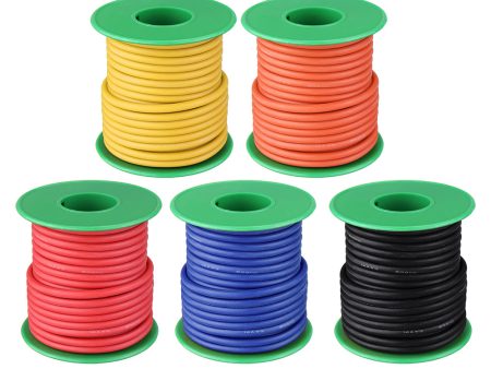 10M 14AWG Soft Silicone Wire Cable High Temperature Tinned Copper Line Fashion