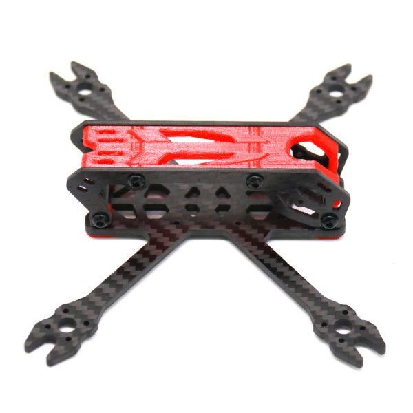 URUAV UR22 Wrench 140mm 3Inch Freestyle Carbon Fiber Hybrid-X Frame Kit For FPV Racing RC Drone on Sale